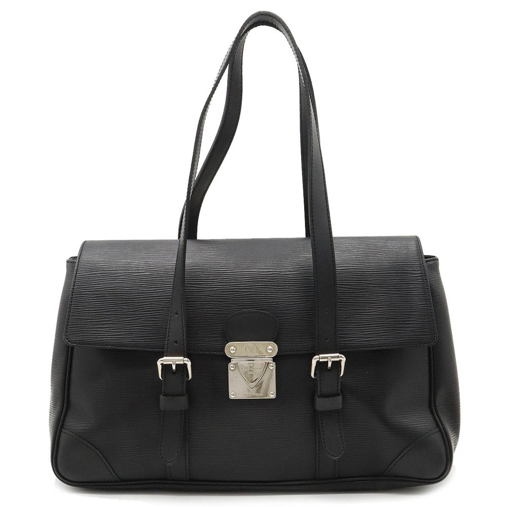 LOUIS VUITTON Epi Segur MM Shoulder Bag Leather Noir Black M58862